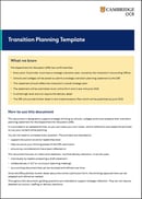 Transition Planning Template
