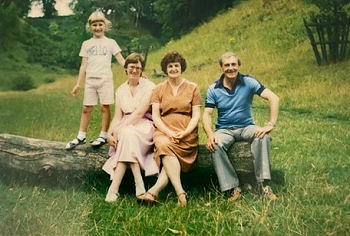 Emma Lambdon and her family
