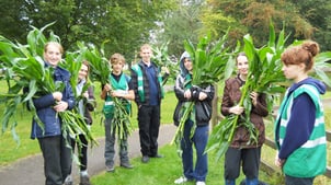 Students at Whipsnade Zoo