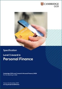 Level 3 Award in Personal Finance
