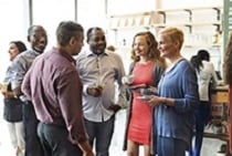Teachers at an event