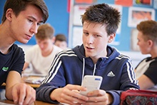 Students in lesson