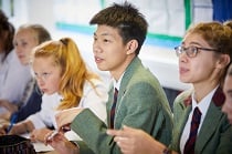 Students in class