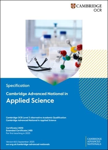 Cambridge Advanced Nationals in Applied Science