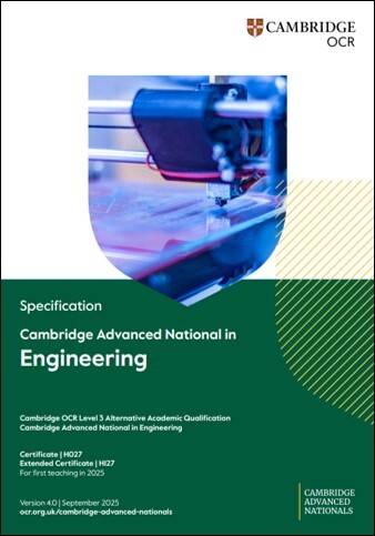 Cambridge Advanced National in Engineering