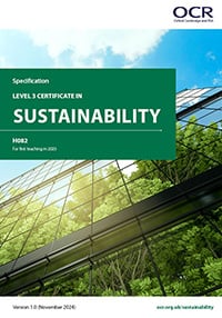 Level 3 Certificate in Sustainability