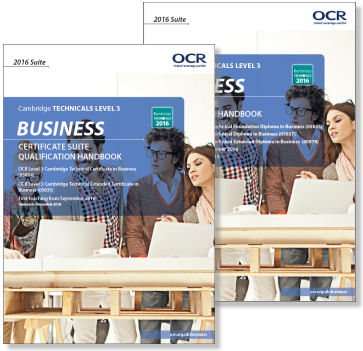 Cambridge Technical in Business Handbooks Cambridge Technical in Business Handbooks