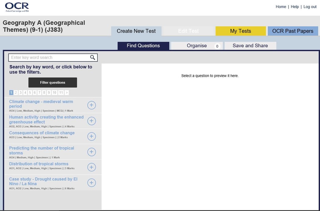 Geography-ExamBuilder