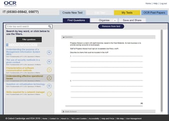 ExamBuilder questions