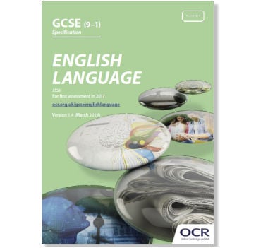 GCSE English Language Specification