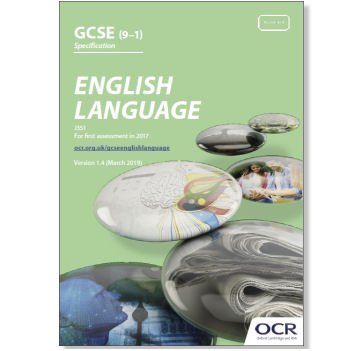 GCSE English Language Specification GCSE English Language Specification