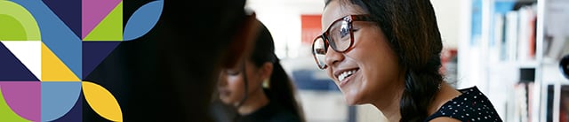 Newsletter banner image students and teacher in class