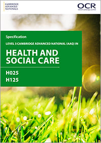 Cambridge Advanced Nationals Health & Social Care
