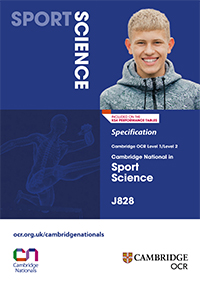 Cambridge OCR Nationals_Specification_Cover_Sport_Science